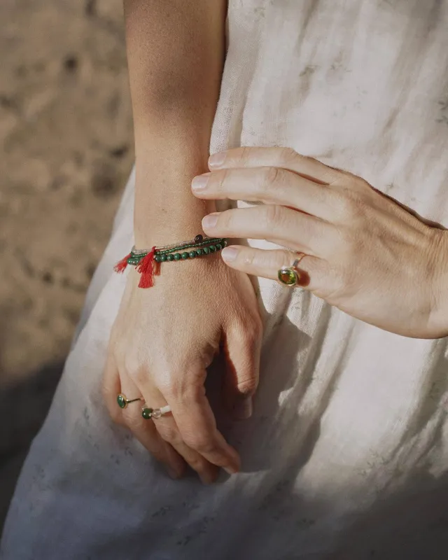 Браслет из малахита