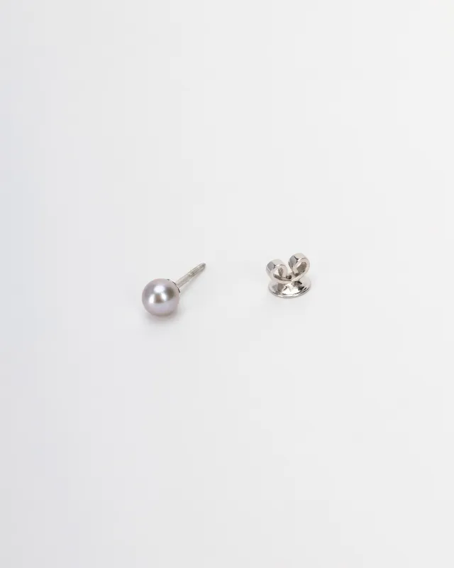 Пусеты с жемчугом