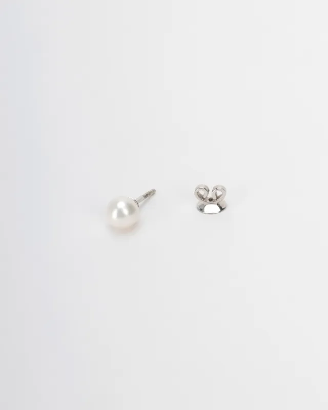 Пусеты с жемчугом