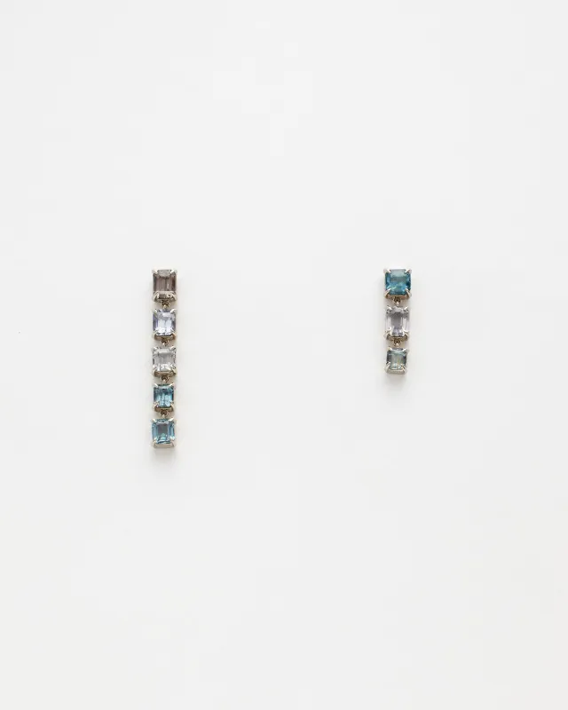 Моносерьга 3 шпинели