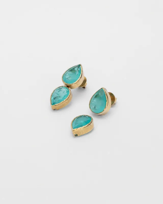 Серьги-конструкторы с кварцем