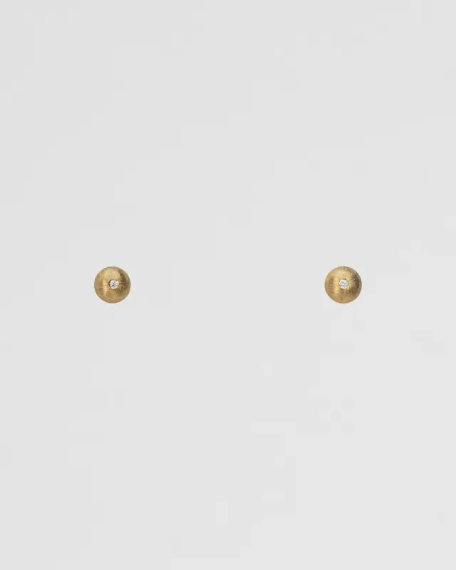 Пусеты Ro с фианитом