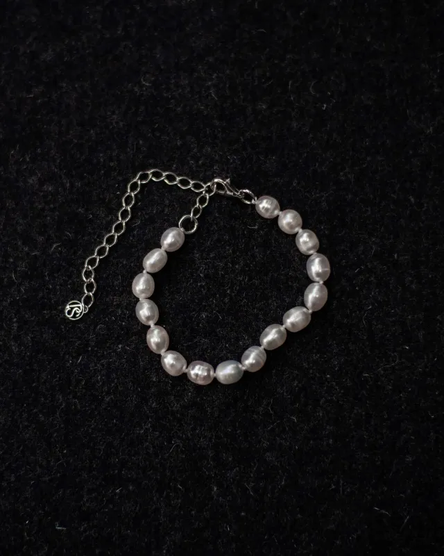 Браслет из розового жемчуга