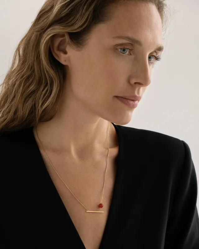 Колье Una с ониксом